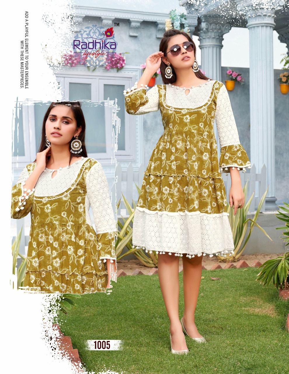 PANKH 1 New Stylish Designer Fancy Party Wear Short Kurti Collection